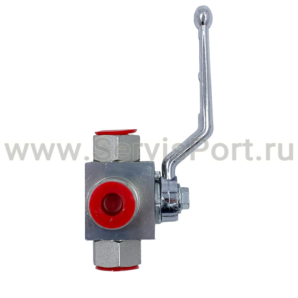 Кран шаровой 3х ходовой фото