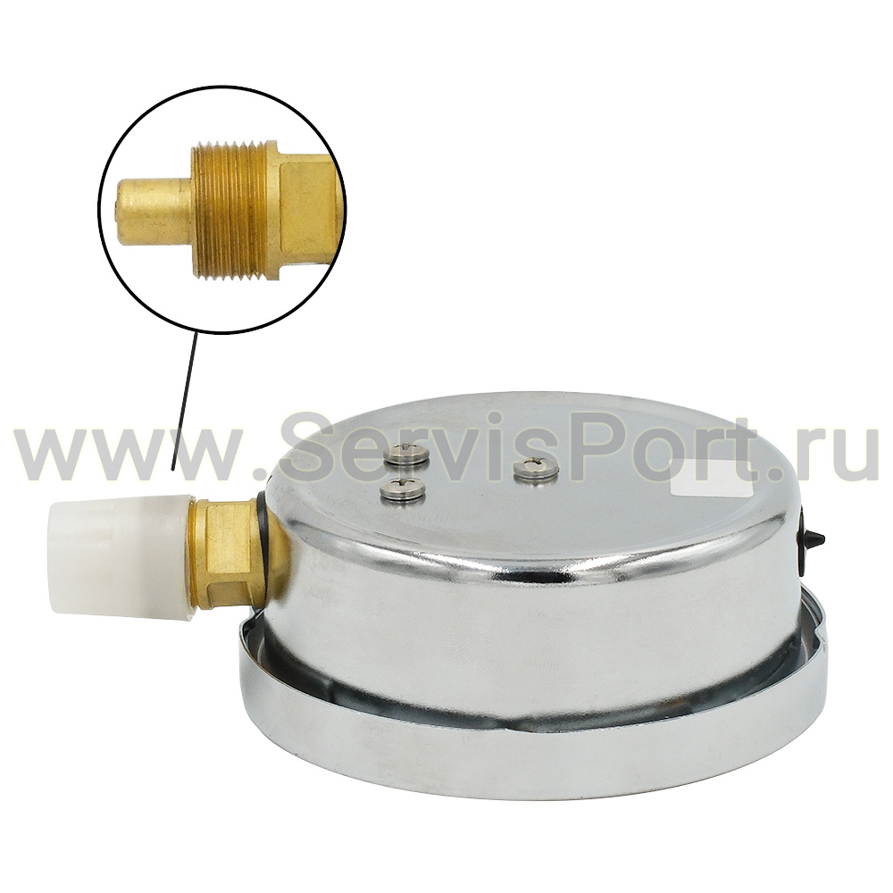 Манометр для гидравлического пресса 50 тонн (ф90мм) фото