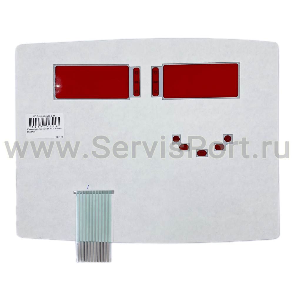 Клавиатура пленочная КС214 (заказ 8659КЛ) фото