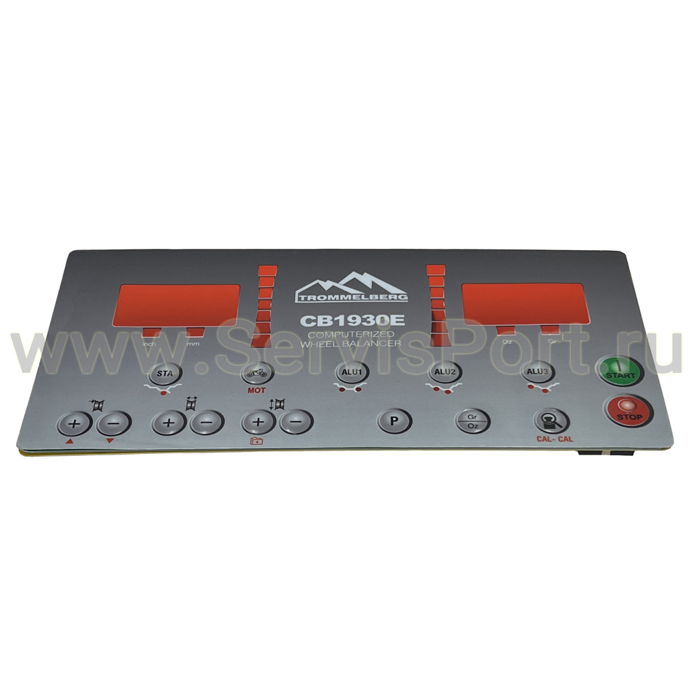 Панель лицевая балансировочного станка Trommelberg CB 1930E фото