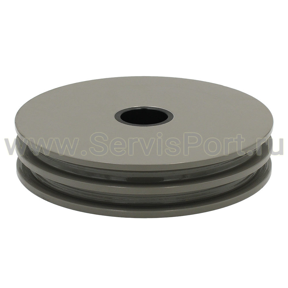 Шкив 2х ручьевой 220х40мм, ручей 14мм фото