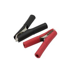 Комплект зажимов "крокодил" (2шт.), 75мм, 12В (для установок 119М, 121М)