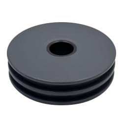 Шкив 2х ручьевой 180х40мм (сталь 45), ШК.005.00 