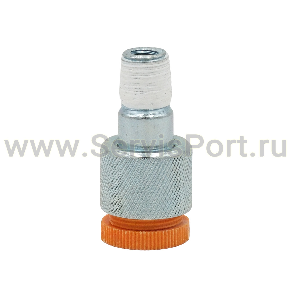 Фитинг гидроцилиндра пресса (для манометра, с гайкой фиксатором) фото
