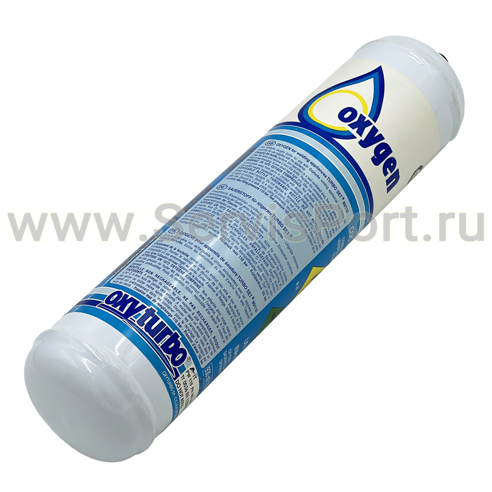 Кислородный баллон OXYGEN OXYTURBO, 1 литр фото