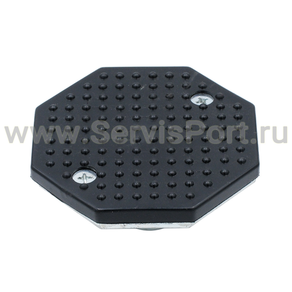 Опора для двухстоечного подъемника с накладкой Ф38мм фото