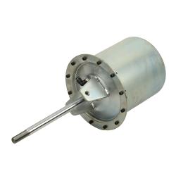 Пневмоцилиндр отжима борта (шток L=360, ширина крепления 82мм), сталь